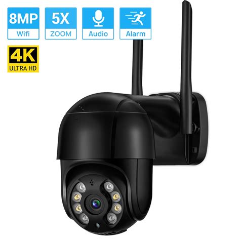 Hamrol Mp K Ultra Hd Cctv Ptz Mp Wifi Ip Camera Outdoor Wireless