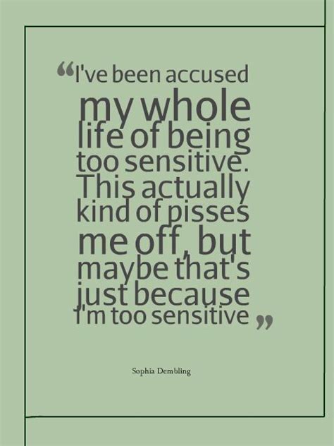 Highly Sensitive Person Quotes. QuotesGram