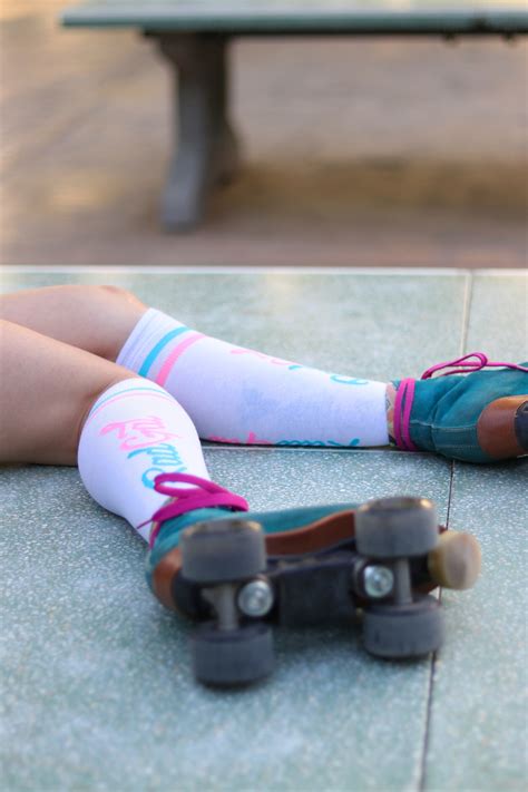 Radgal Roller Skate Socks Knee High Socks Retro Skate Socks Etsy