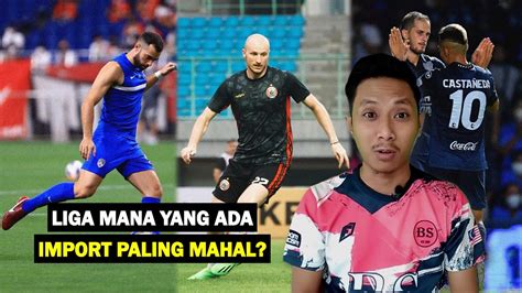 7 Pemain Import Paling Mahal Dalam Liga Asean 2022 YouTube