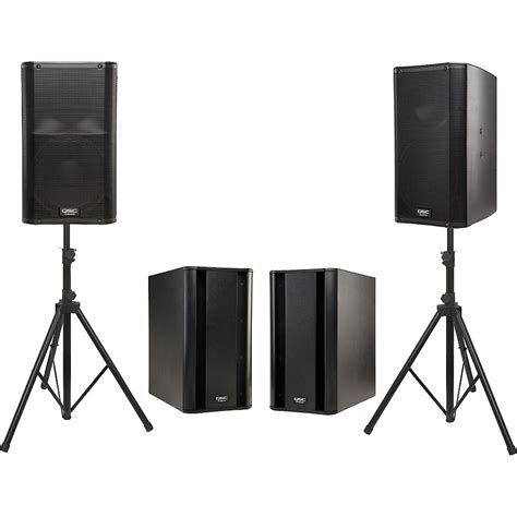 Qsc K12 Powered Speaker Dual Sub Package Demiyo