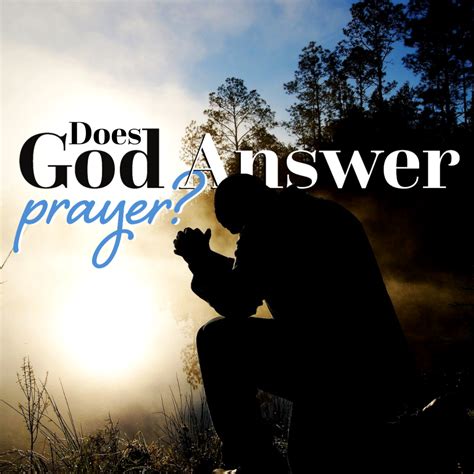 Does God Answer Prayer Part 1 Bramalea Alliance Church