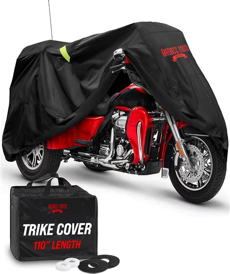 Badass Moto Gear Ultimate Waterproof Motorcycle Cover Heavy Duty Night