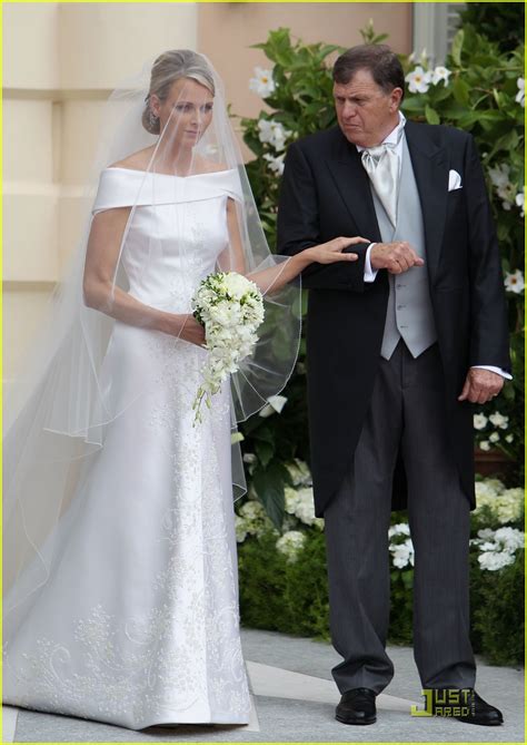 Prince Albert Princess Charlene Monaco Royal Wedding Photo