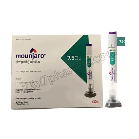 Mounjaro 7.5 mg Tirzepatide Injection: Uses & Side Effects