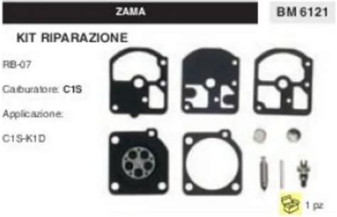 KIT DE RÉPARATION Série Membranes Complet Membrane Carburateur C1S Zama