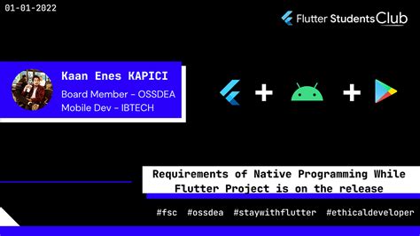 Requirements of Native Programming While Flutter project is on the release | by Kaan Enes KAPICI ...