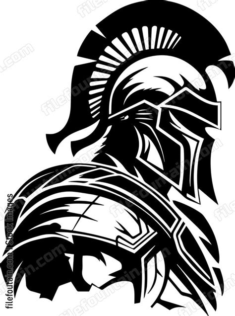 Hoplite Warrior Logo Vector Design - FileFountain in 2024 | Warrior ...