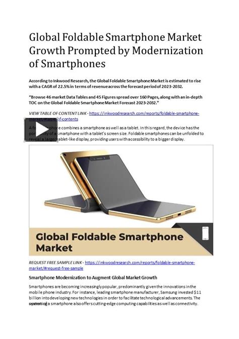 PPT Global Foldable Smartphone Market Growth Prompted By