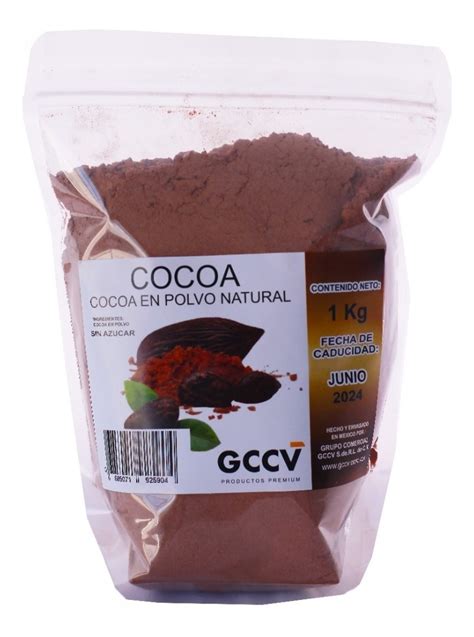 Cacao En Polvo Cocoa 100 Natural 1k Delicioso MercadoLibre