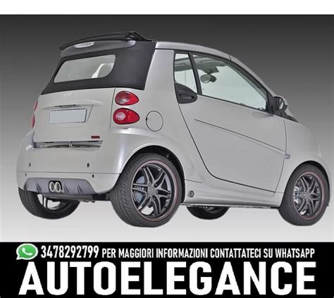 Smart Fortwo Facelift Anniversary Edition Heckdiffusor Ebay