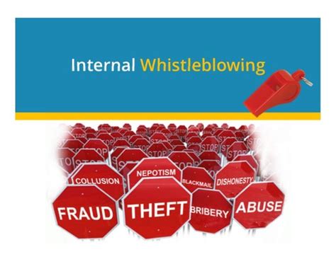 Integrity Matters Guide To Internal Whistleblowing