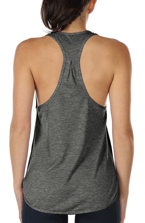 Icyzone Racerback Workout Tank Tops For Women Athletic Running Yoga Tops