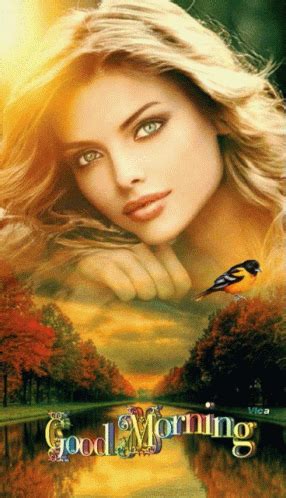 The Movie Poster For Good Morning With A Beautiful Blonde Woman In