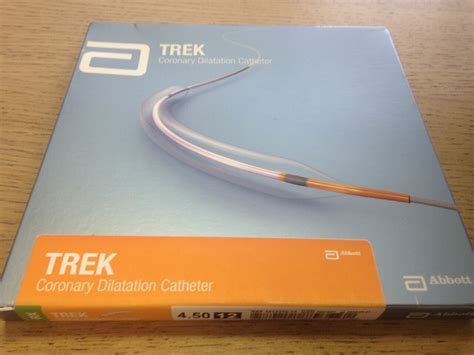 New ABBOTT 1012279 12 TREK Coronary Dilatation Catheter 4 50mm X 12mm