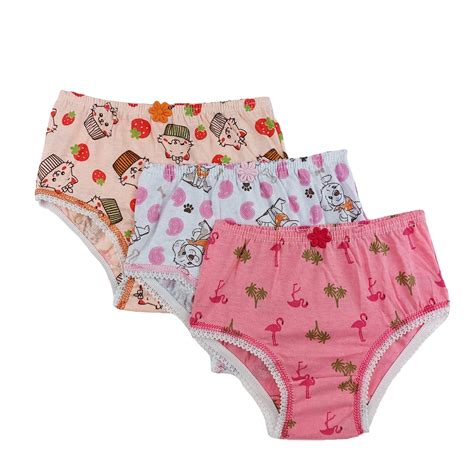 Kit Calcinhas Kellynha Infantil Estampadas Em Algod O