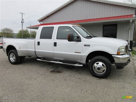 2003 Oxford White Ford F350 Super Duty Lariat Crew Cab 4x4 Dually