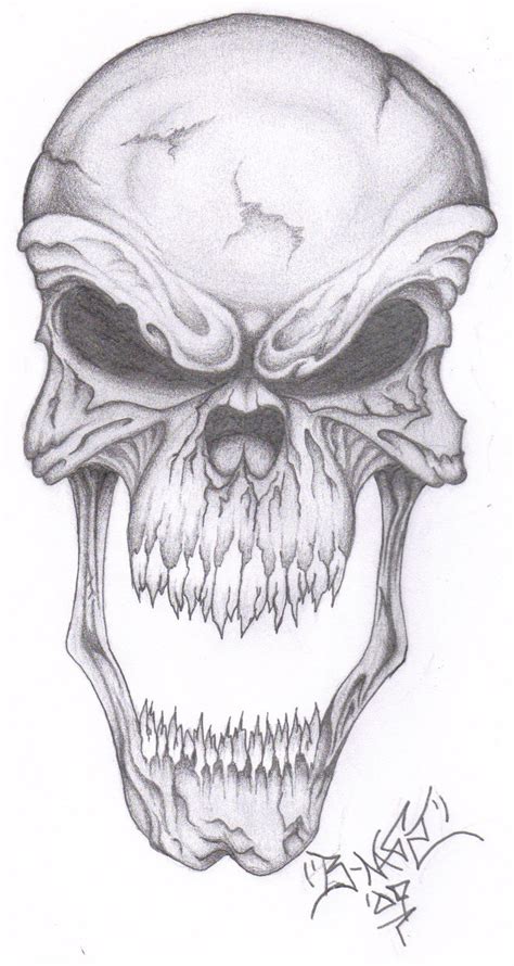 Skull Tattoo by GLAX34 on DeviantArt