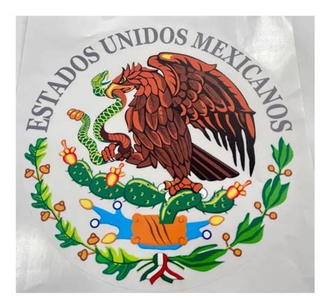 Sticker Escudo Nacional Mexicano Calcomanias Cristales 70x70 Envío gratis