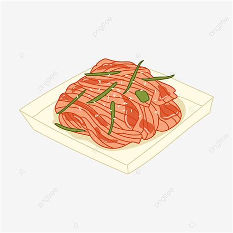 Korean Kimchi Vector Hd Images, Kimchi Traditional Korean Side Dish Png ...