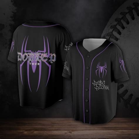 Peso Pluma Music Baseball Jersey Peso Pluma Doble P Tour 2023 Shirt Sold By Janic Sku