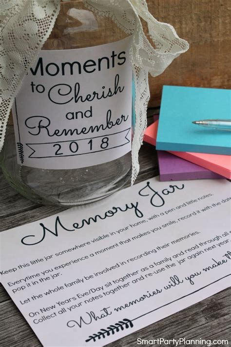 How To Make The Best Memory Jar With Free Printable