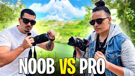 Noob Vs Pro Desafio De Fotografia Youtube