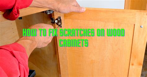 How To Fix Scratches On Wood Cabinets Thewoodweb