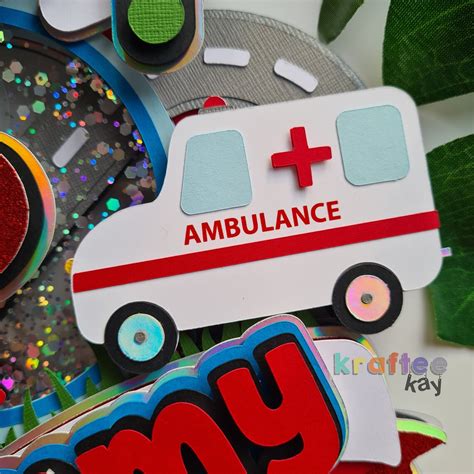 Custom Emergency Vehicle Cake Topper Birthday Cake Topper Etsy UK