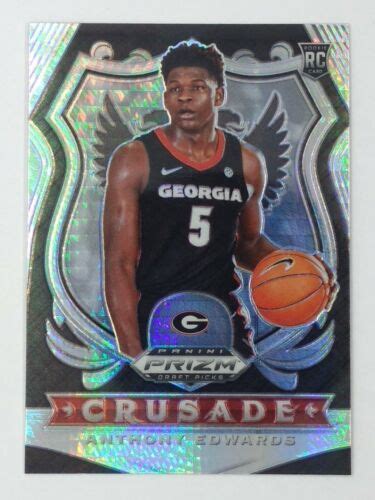 2020 21 Prizm Draft Picks Crusade Hyper Anthony Edwards Rookie RC 81