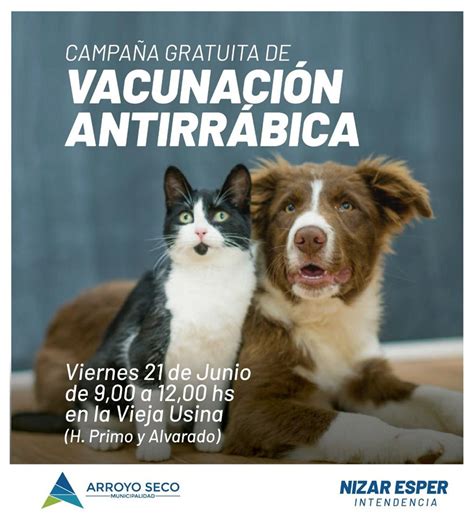 Nueva jornada de la campaña gratuita de vacunación antirrábica para