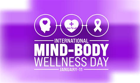 International Mind Body Wellness Day Background Design Template Use To