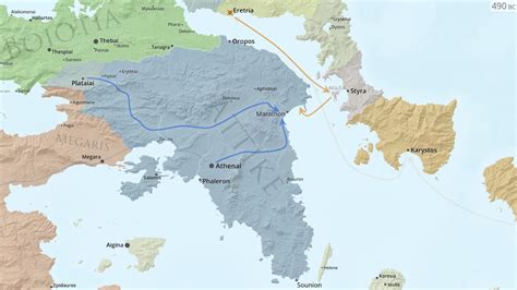 First Persian Invasion Of Greece Mapping Herodotus Youtube