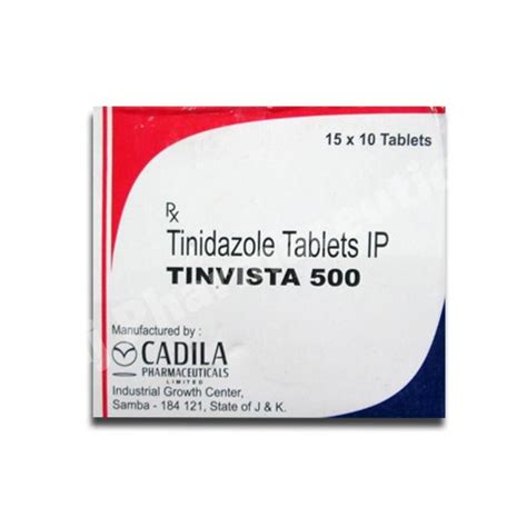 Tinidazole 500 Mg Tablet At Rs 150 Stripe Surat ID 2849823590562