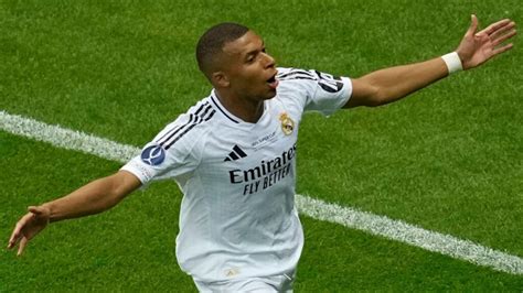 Kylian Mbappe Frenchman Scores On Dream Real Madrid Debut