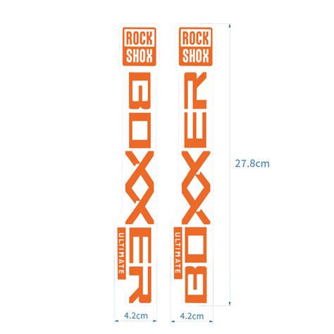 Rockshox Boxxer Ult Fork Sticker For Mtb Cycling Decals Clear