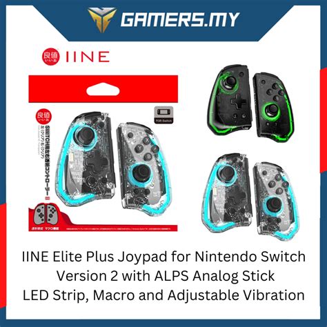 Iine Elite Plus Joypad Version 2 Game Controller For Nintendo Switch