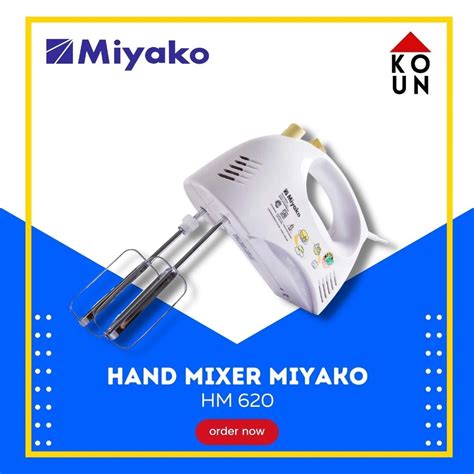 Jual Cod Ready Pengaduk Kue Hand Mixer Miyako Hm Hm Hm