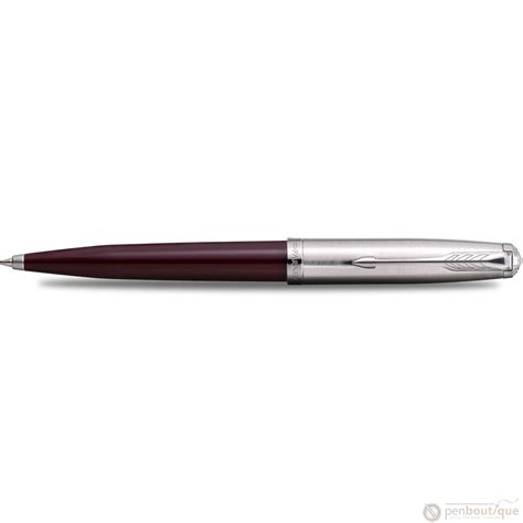 Parker 51 Next Generation Ballpoint Pen Burgundy Chrome Trim Pen