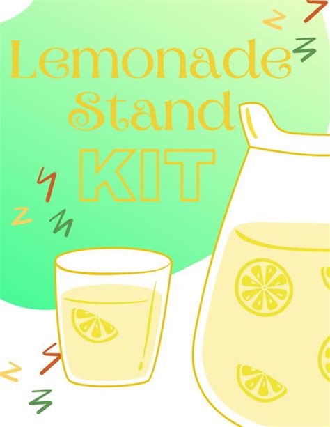 Printable Lemonade Stand Kit