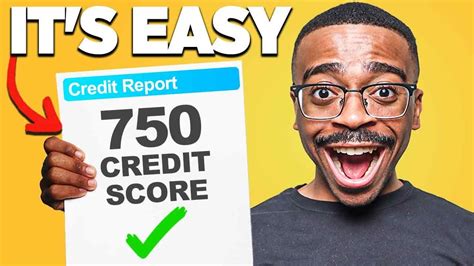 How To Get A 750 Credit Score In 3 Simple Steps Youtube