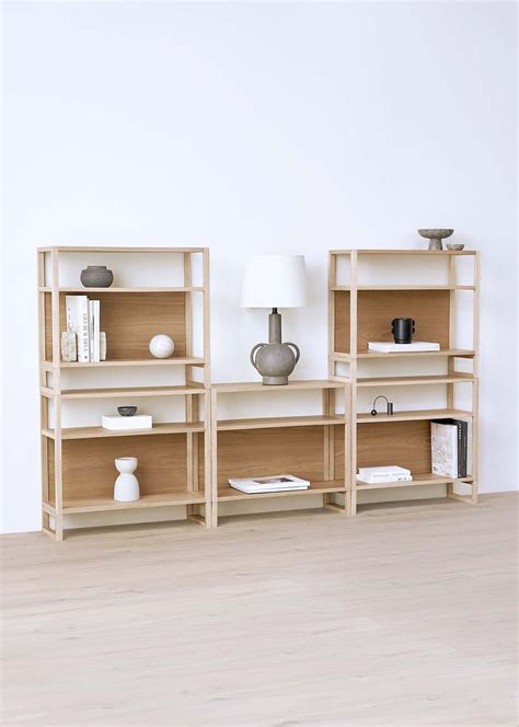 Nara Wood Modular Shelf 5 Units Numi Wooden Box Shelves Japanese