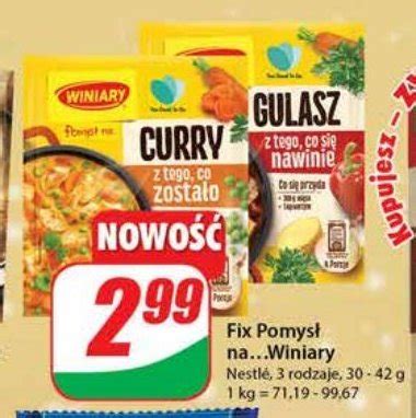 Gulasz z tego co się nawinie Winiary pomysł na cena promocje