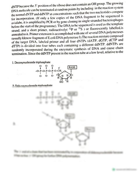 Solution Dna Sequencing Sanger Method Automated Sequencing Studypool