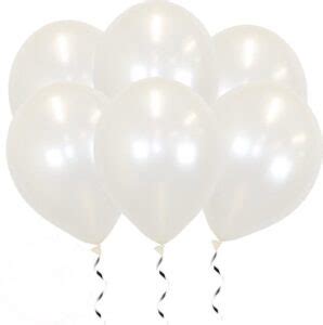 Lot de 30 ballons blanc satiné Cideal