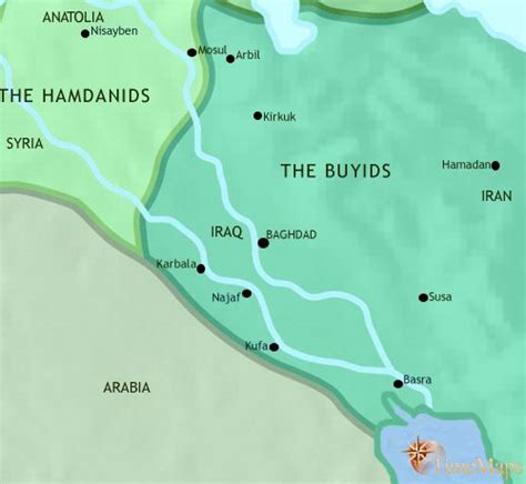 Ancient Baghdad Map