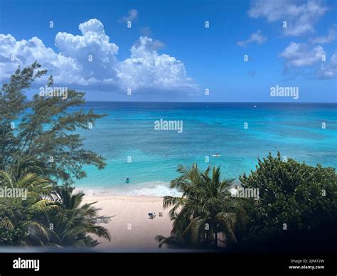 An Aerial View Of Cemetery Beach On Seven Mile Beach In Grand Cayman