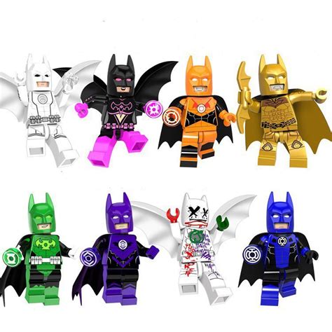 Batman Set Minifigures Lego Compatible Dc Superhero Minifigure