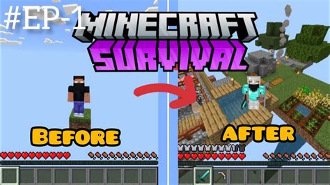 Minecraft One Block Survival Series Ep 1 YouTube