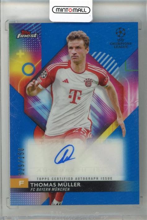 Mint Topps Finest Uefa Club Competitions Thomas